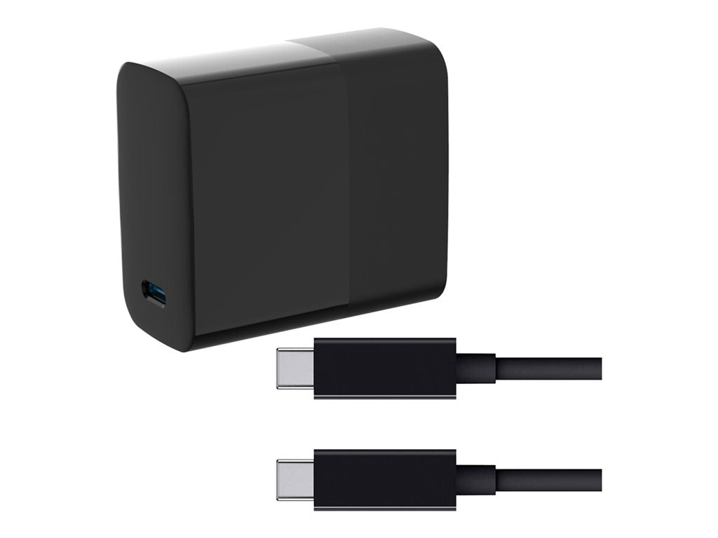 4XEM - Power adapter - GaN - 65 Watt - 3.25 A - PD 3.0 (24 pin USB-C) - on cable: USB-C - black