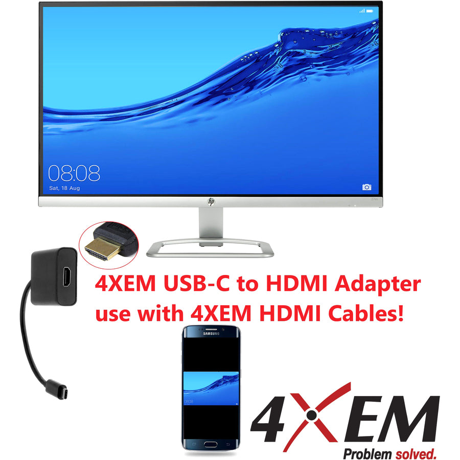 4XEM USB-C to HDMI Adapter 4XUSBCHDMIAB