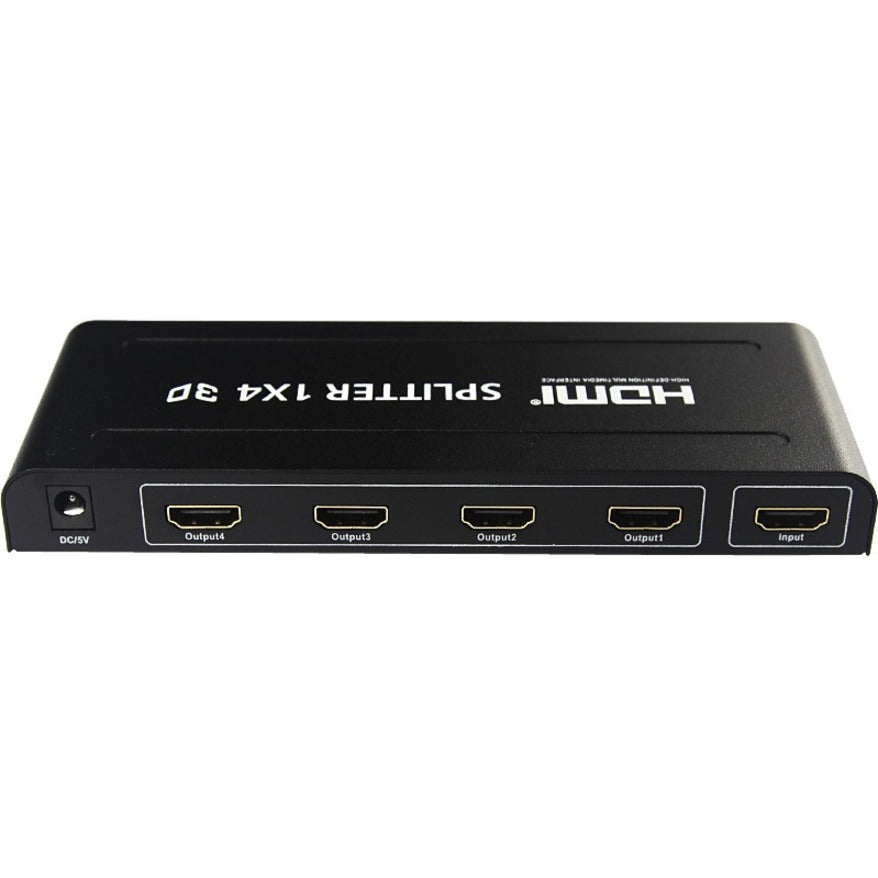 4Xem 4 Port High Speed Hdmi Video Splitter Fully Supporting 1080P, 3D For Blu-Ray, Gaming Consoles And All Other Hdmi Compatible Devices