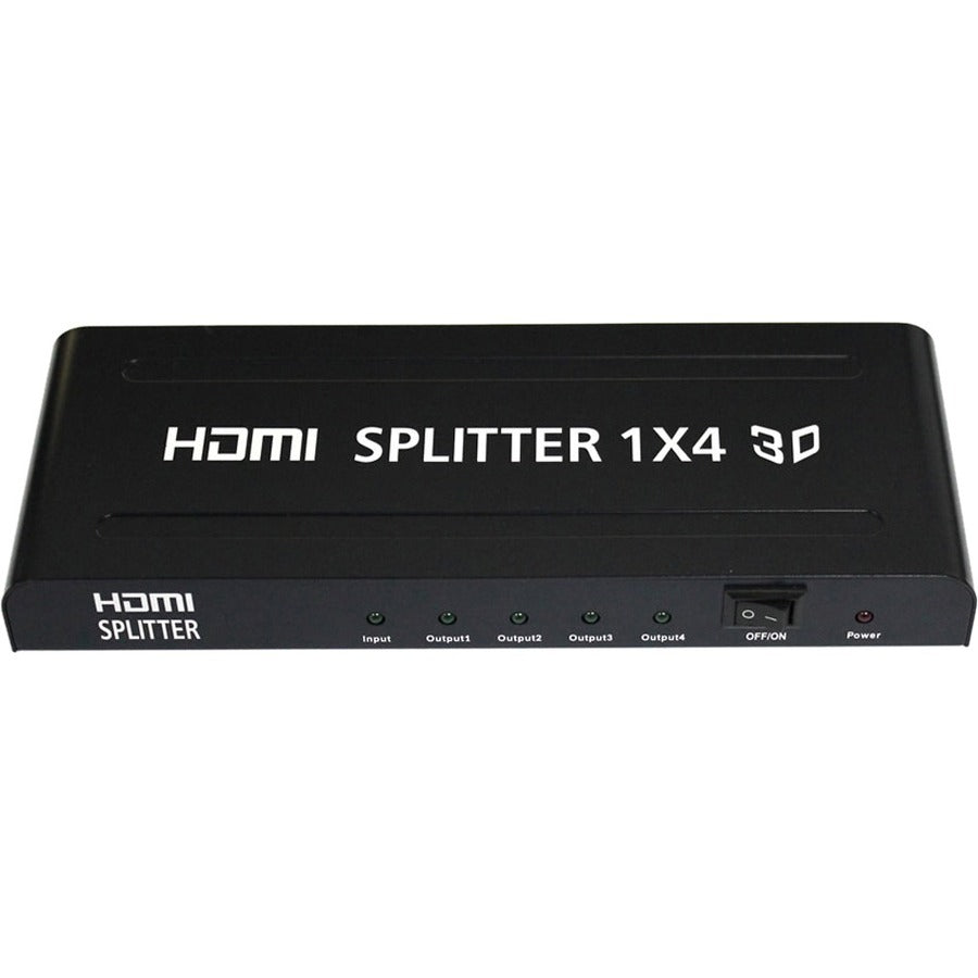 4Xem 4 Port High Speed Hdmi Video Splitter Fully Supporting 1080P, 3D For Blu-Ray, Gaming Consoles And All Other Hdmi Compatible Devices