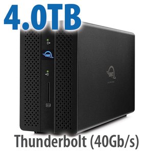 4.0TB OWC Gemini - Thunderbolt (USB-C) Dock and Dual-Drive HDD RAID External Storage