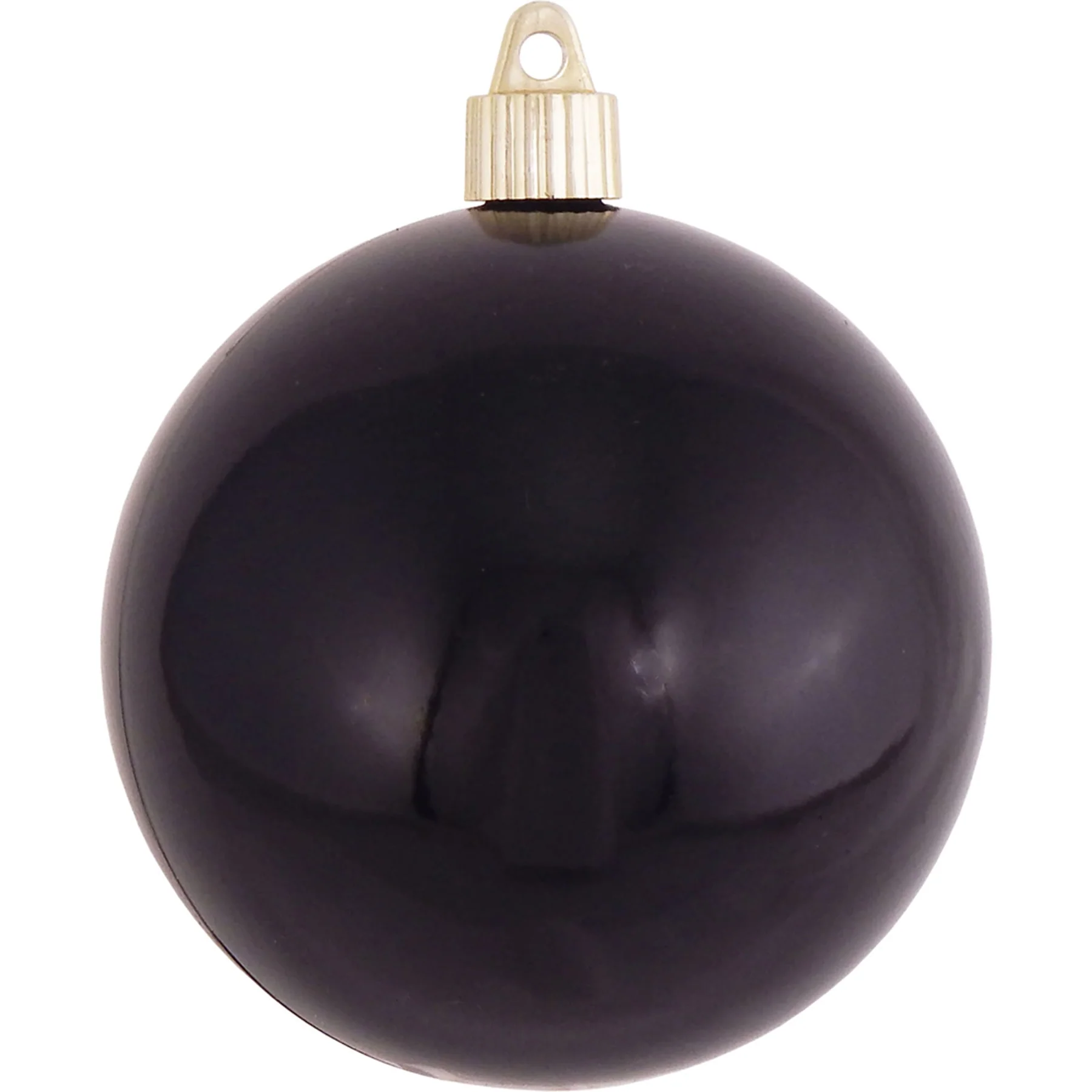 4.75" (120mm) Commercial Shatterproof Ball Ornament - Shiny Onyx