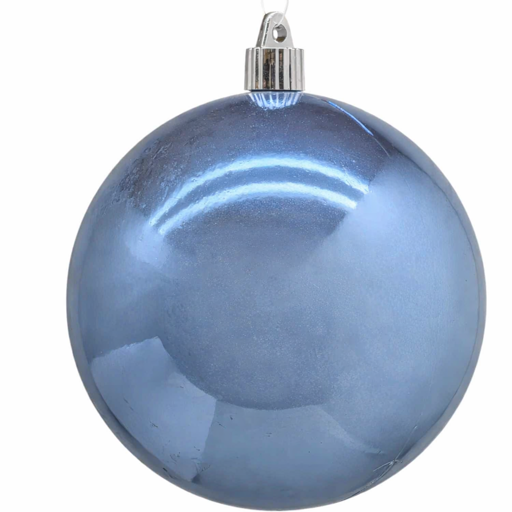 4.75" (120mm) Commercial Shatterproof Ball Ornament - Shiny Polar Blue