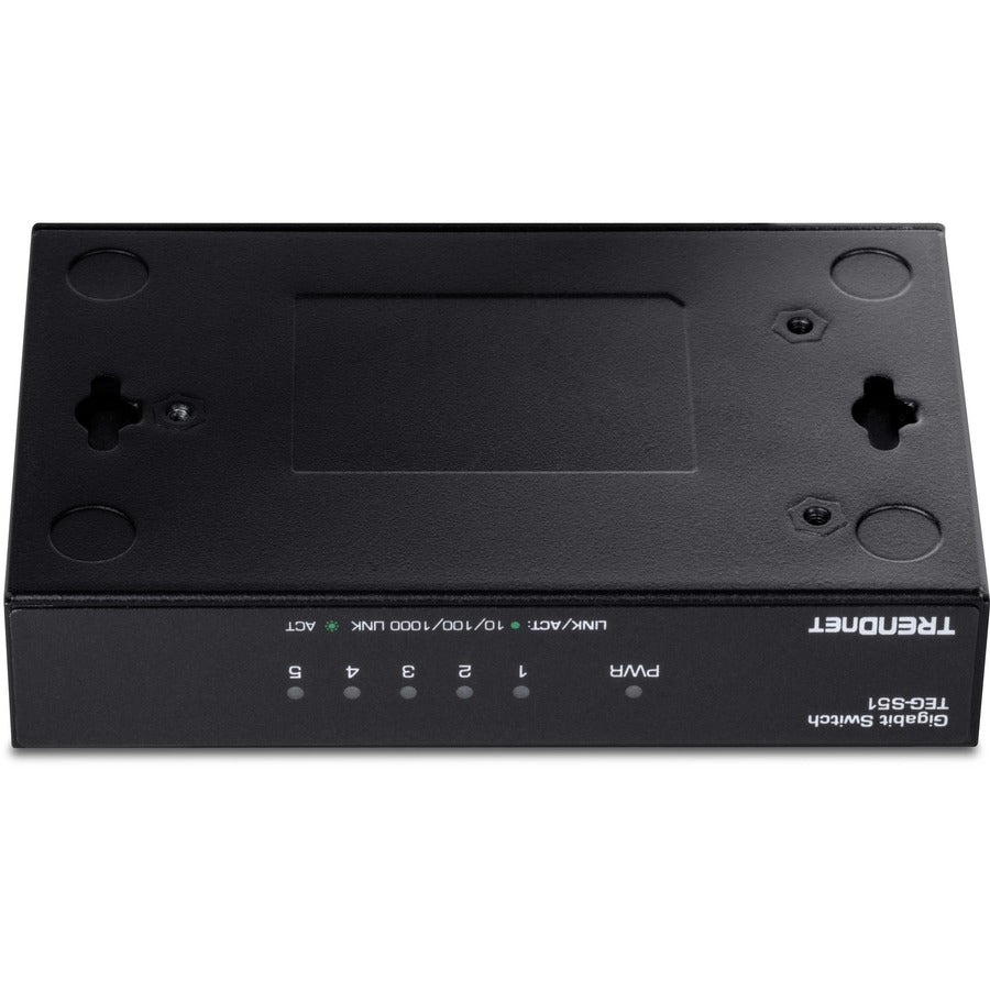 5-Port Gigabit Desktop Switch - Fanless Plug and Play | TecISoft TEG-S51