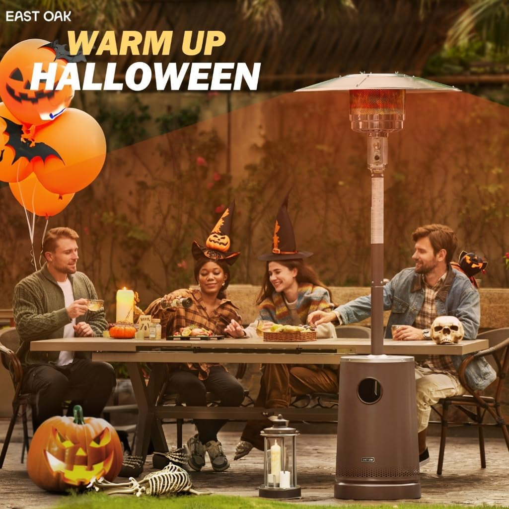 50,000 BTU Outdoor Patio Heater With Table Design Feature