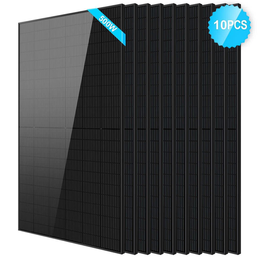 500W Mono Black PERC Solar Panel UL61730 CEC Listed
