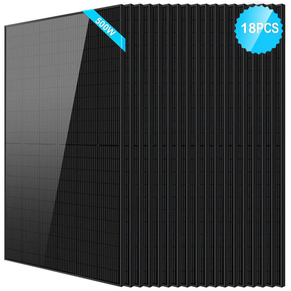 500W Mono Black PERC Solar Panel UL61730 CEC Listed
