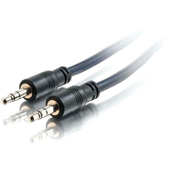 50Ft Plenum-Rated 3.5Mm Stereo Audio Cable With Low Profile Connectors