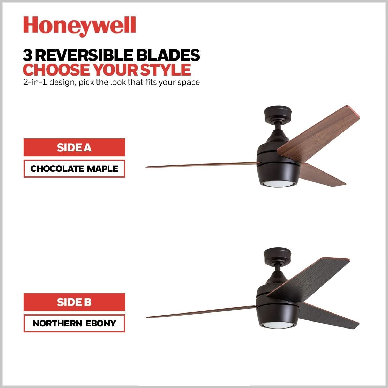 52 Inch Bronze Ceiling Fan With Remote And Light Kit