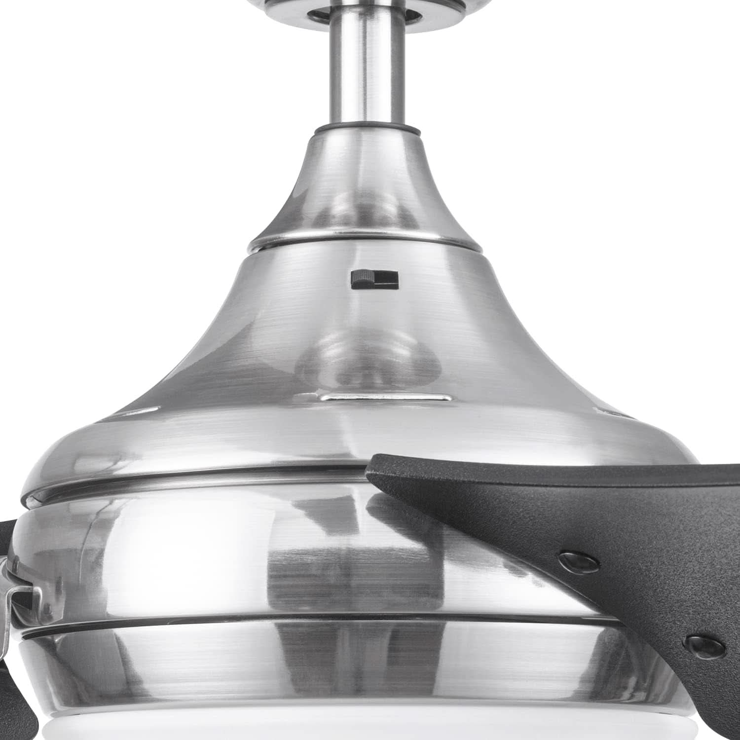 52 Inch Brushed Nickel LED Ceiling Fan With Remote