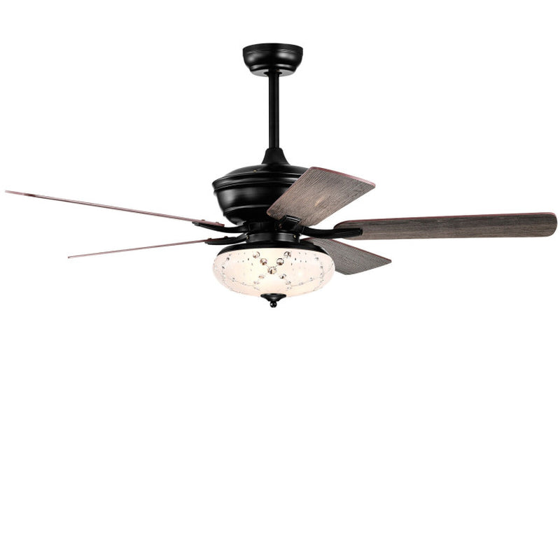 52 Inch Ceiling Fan With 3 Speeds And Reversible Blades
