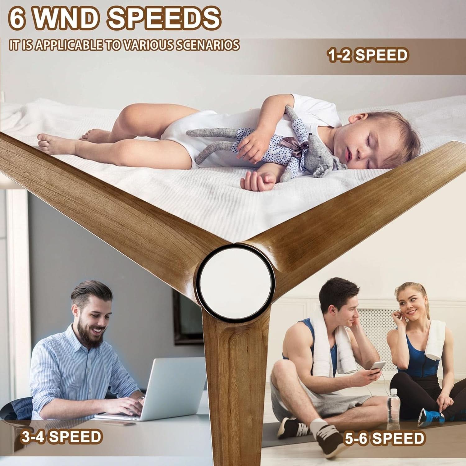 52 Inch Ceiling Fan With Remote Black Walnut Indoor Outdoor