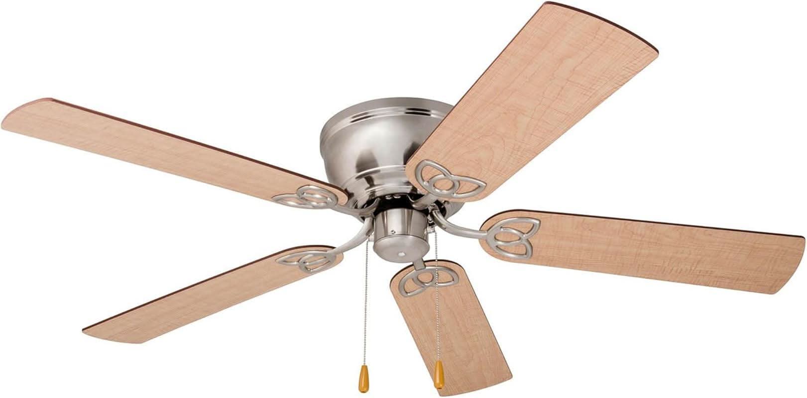 52 Inch Energy Efficient Ceiling Fan LED Lighting Remote