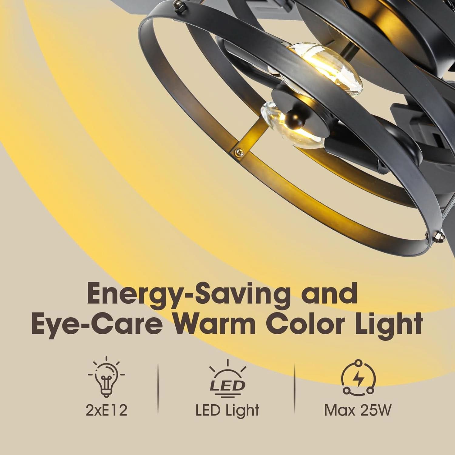 52 Inch Outdoor Ceiling Fan With Remote And Lights