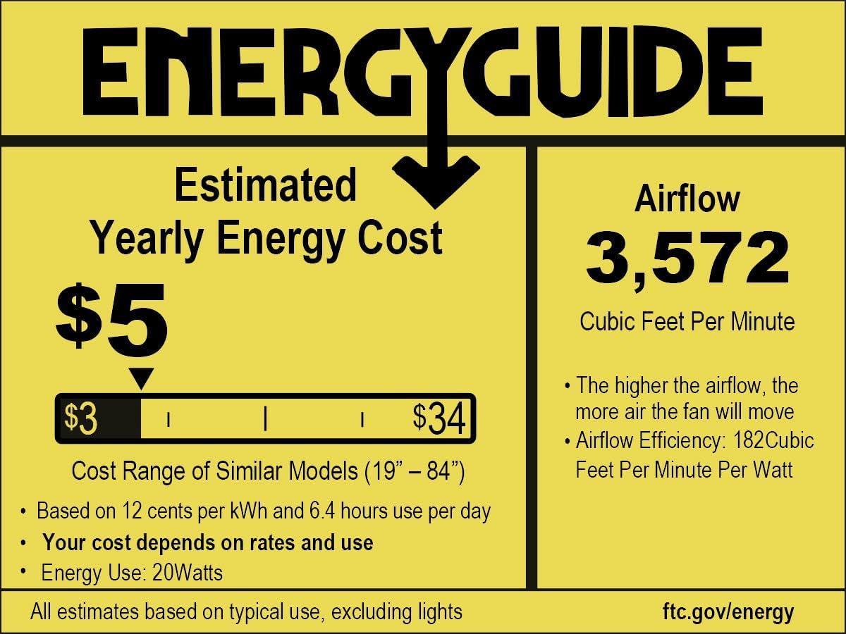 52 Inch White Low Profile Ceiling Fan With Lights And Remote