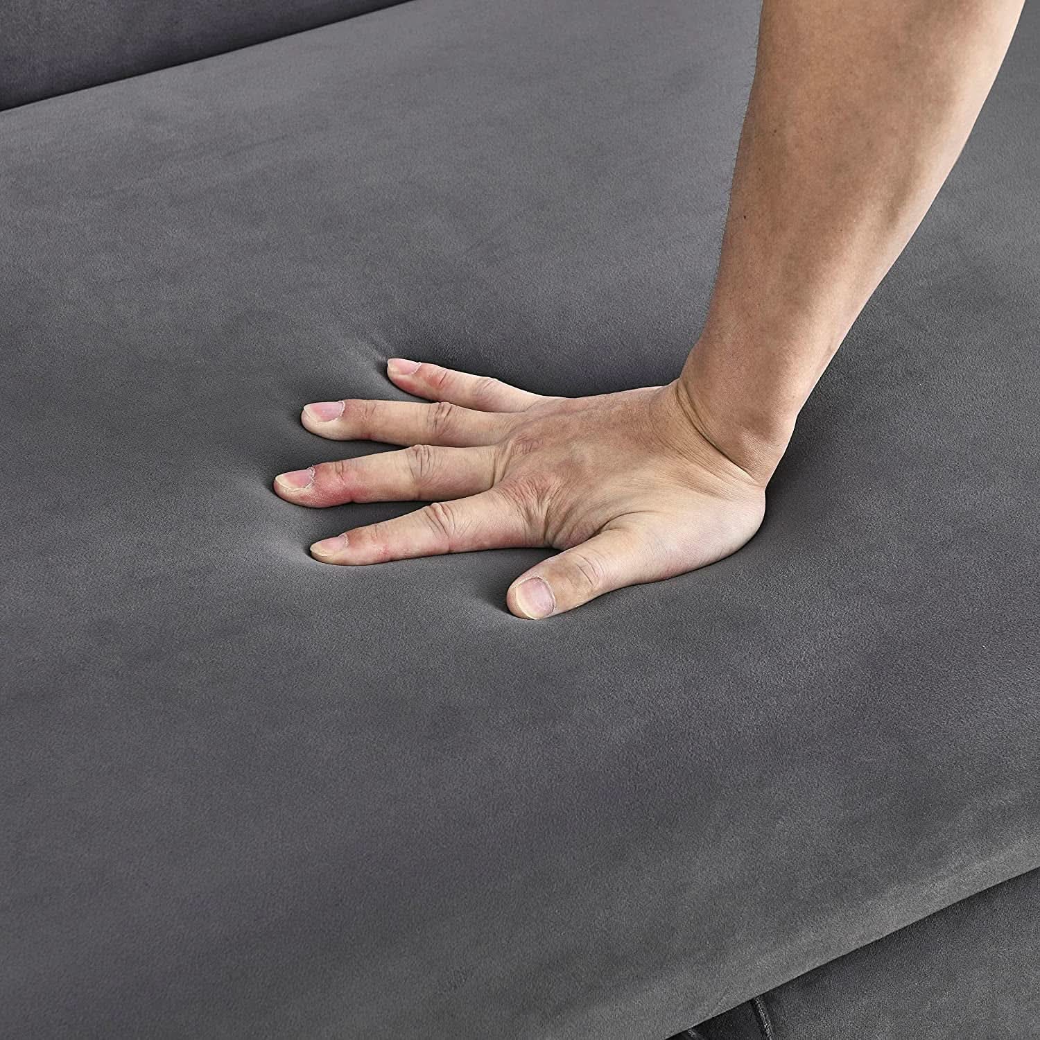 55 Inch Convertible Sofa Bed With Adjustable Backrest