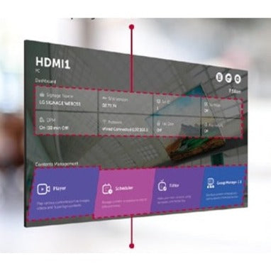 55VM5J-H | LG Video Wall Panels | LG Digital Signage Display | TecISoft