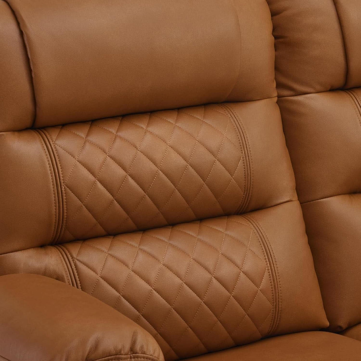 56.3 Inch Power Loveseat Recliner With Heat And Vibration