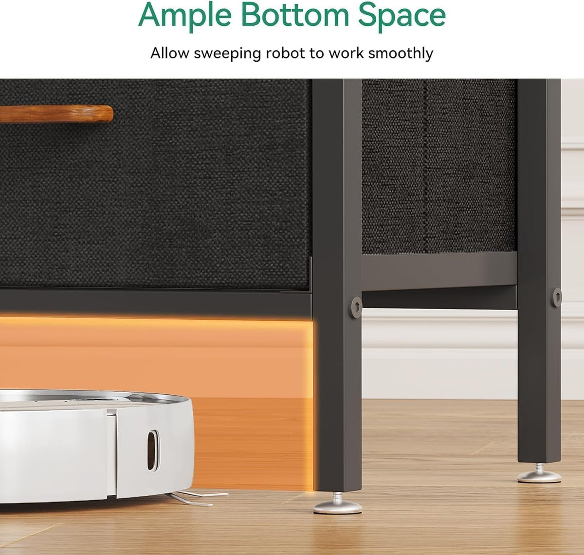 59 Inch Tall Dresser With Integrated Charging Station
