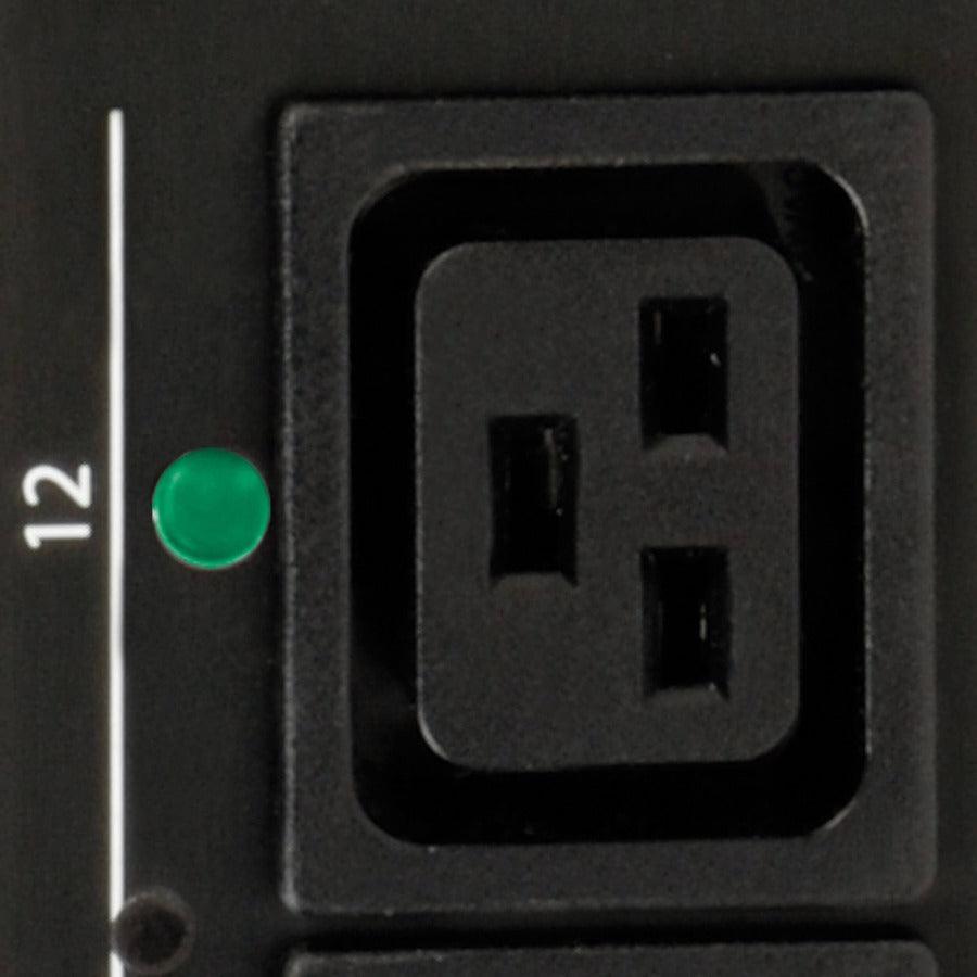 5.8kW Single-Phase Monitored Per-Outlet PDU - LX Platform, 24 Outlets PDUNVR30HVLX
