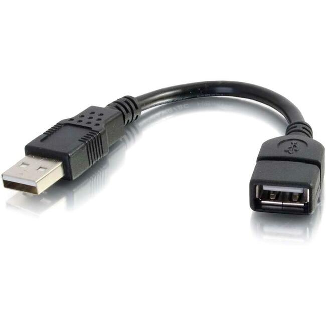 6 Inch Usb 2.0 A Male To A Female Extension Cable