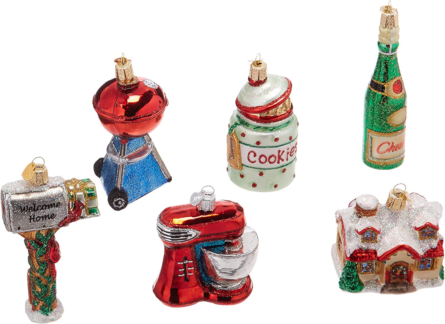 6 Piece Housewarming Ornament Collection