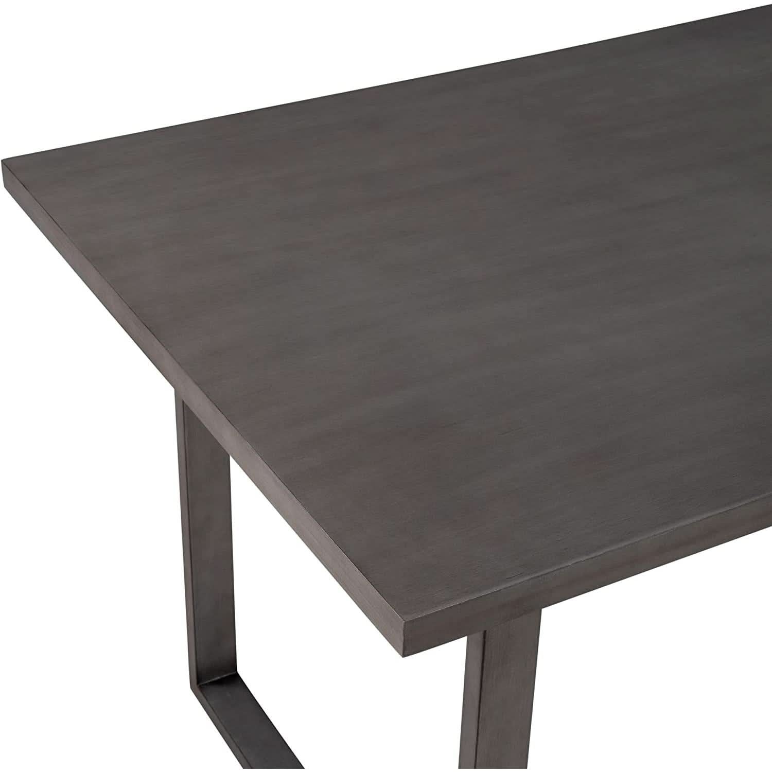 6 Piece Rustic Wood Dining Table Set With Bench And Chairs