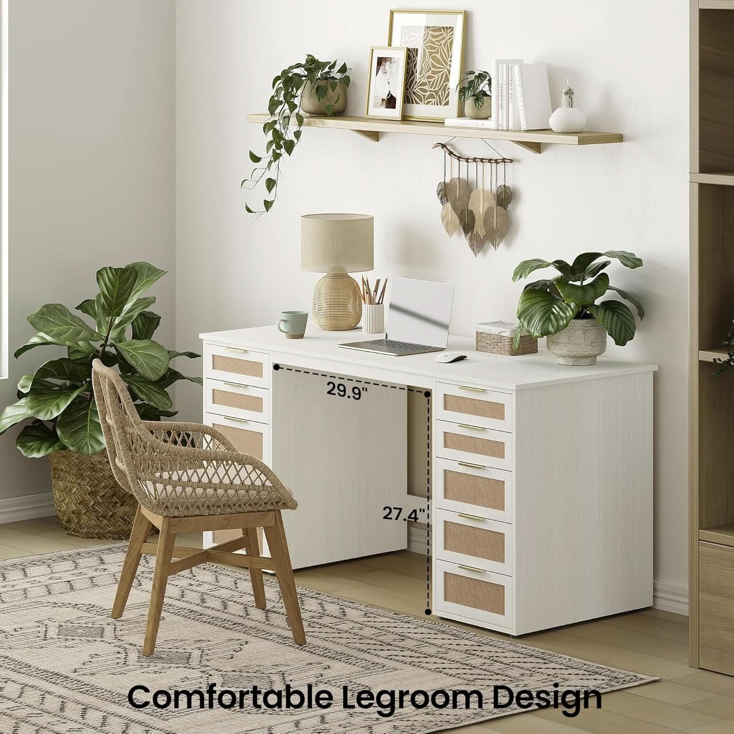 60-Inch Industrial-Grade Desk With Generous Storage