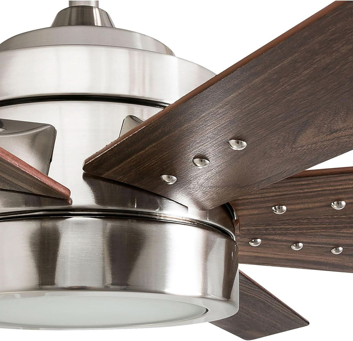 62 Inch Ceiling Fan Brushed Nickel For Large Rooms