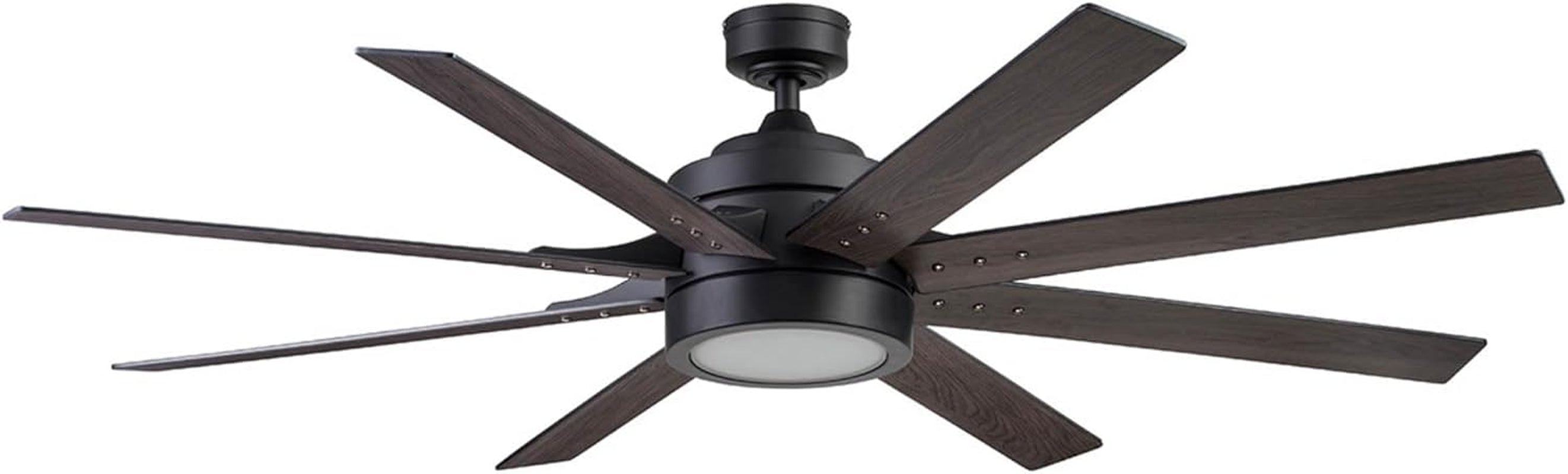 62 Inch Ceiling Fan Dimmable LED Light For Large Rooms