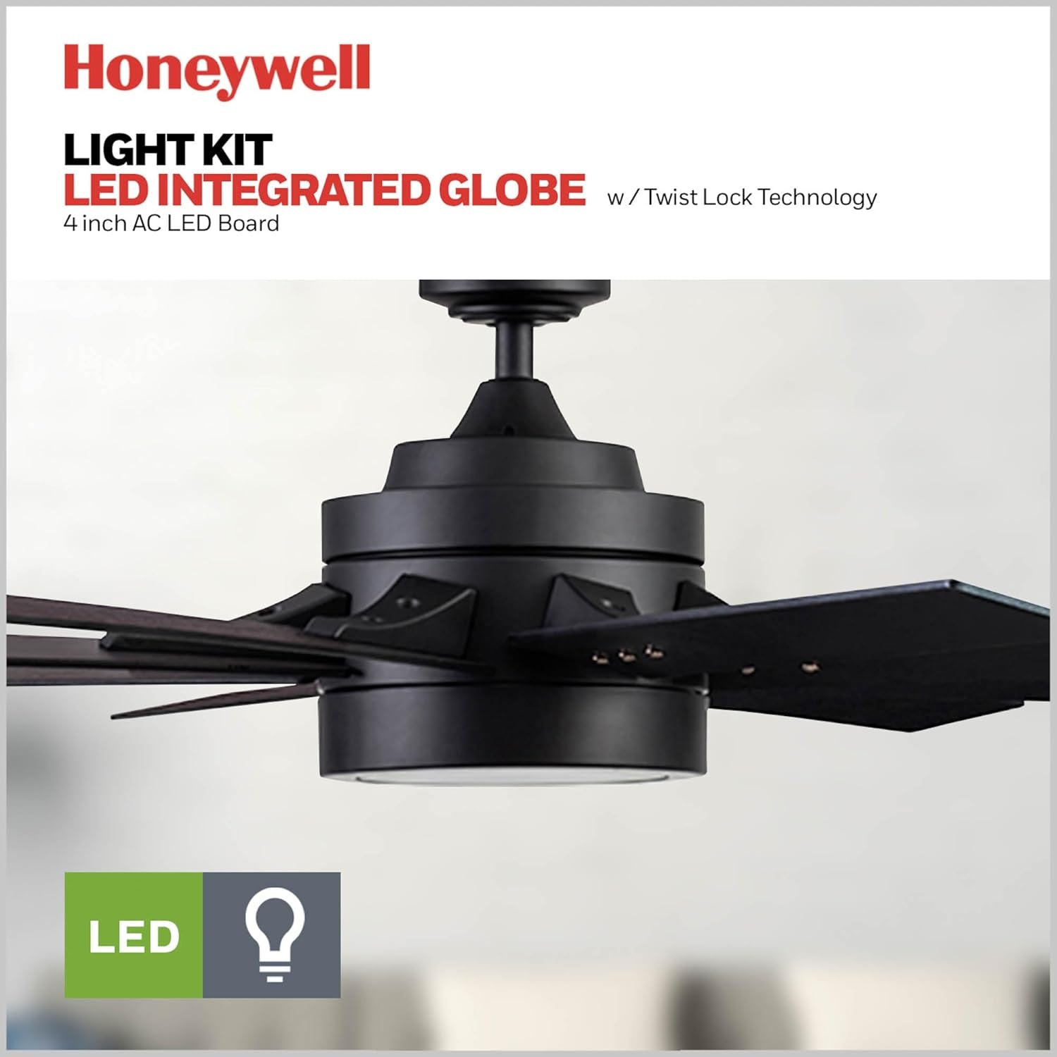 62 Inch Ceiling Fan Dimmable LED Light For Large Rooms