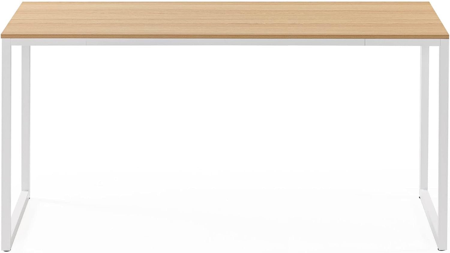 63 Inch White Frame Desk Computer Workstation Office Desk