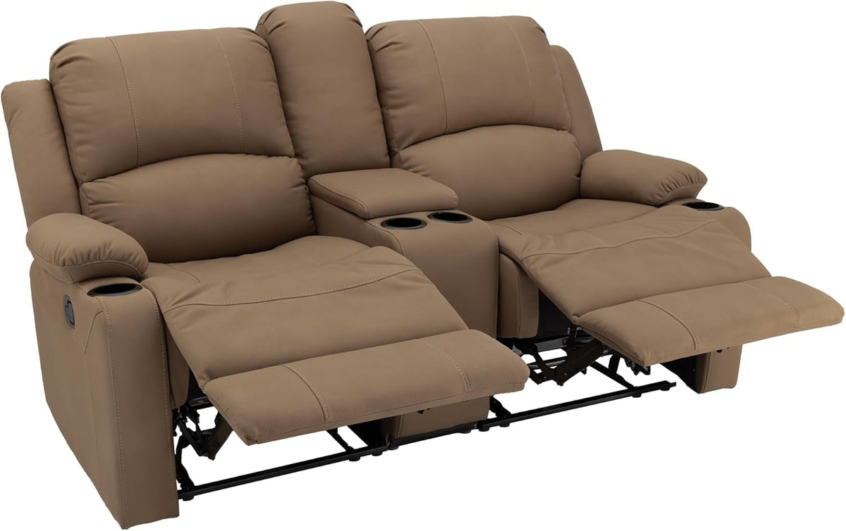 65 Inch Wall Hugger Reclining RV Theater Seats With Console