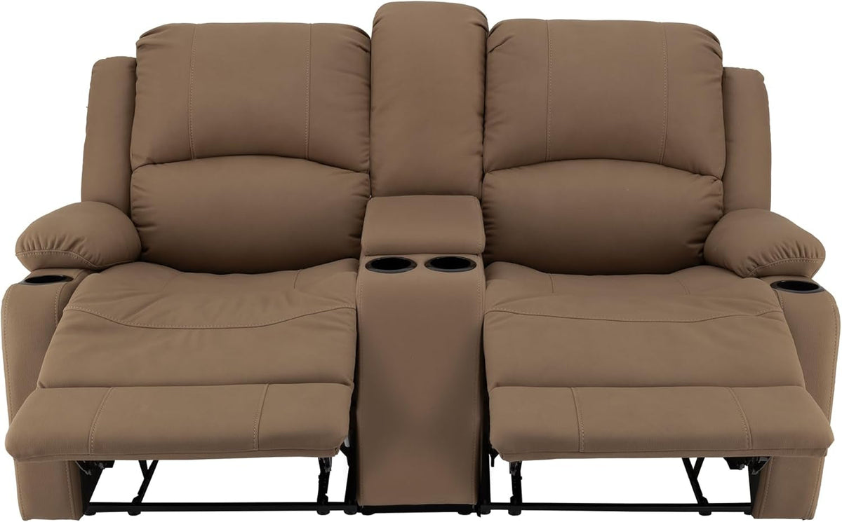 65 Inch Wall Hugger Reclining RV Theater Seats With Console