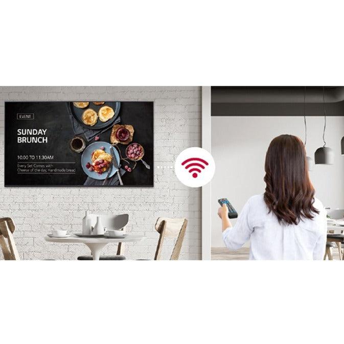 65" UHD Digital Signage Display - webOS 6.0 Built-in Speakers | LG Electronics 65UL3J-E
