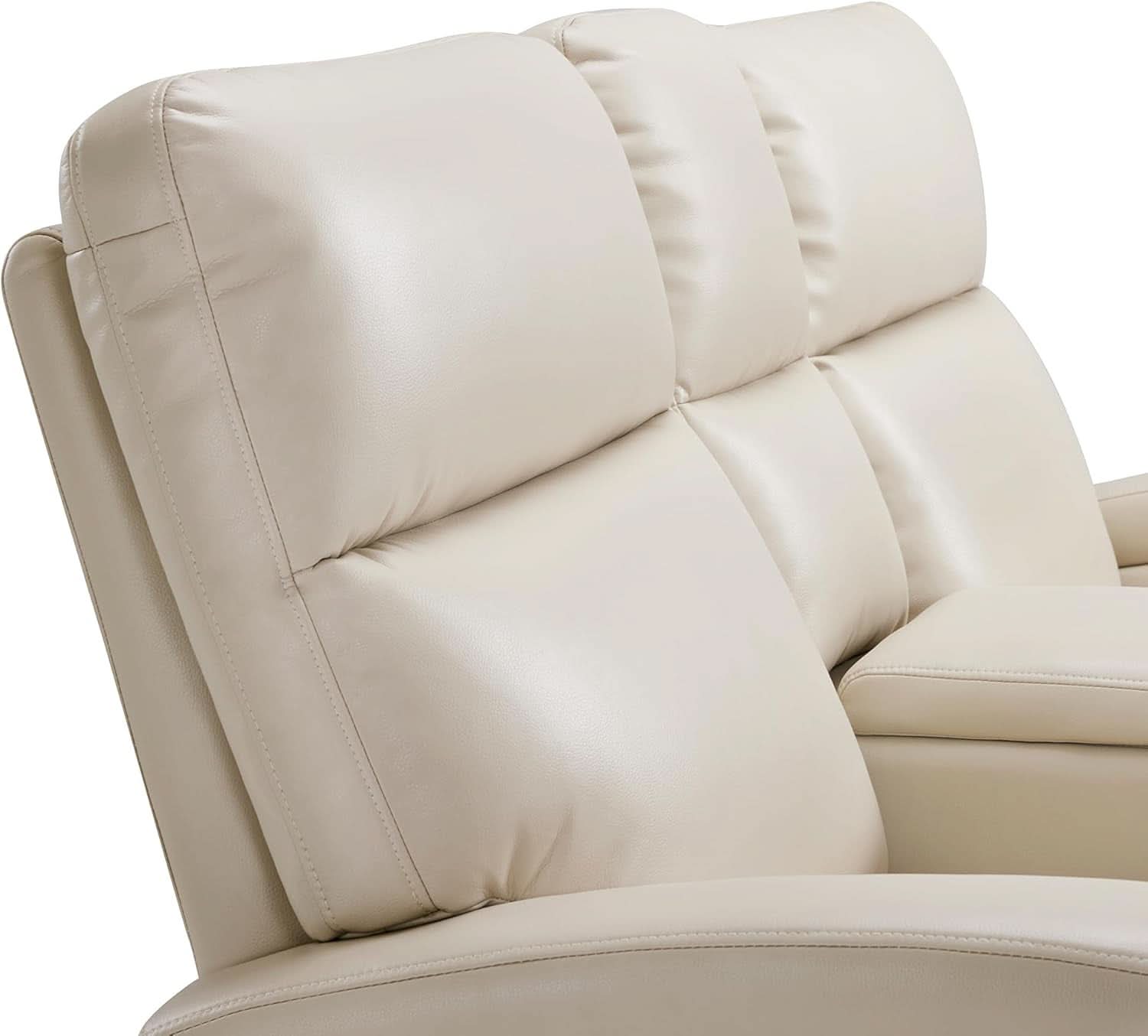 65.7-Inch Zero Wall Recliner Loveseat With Console