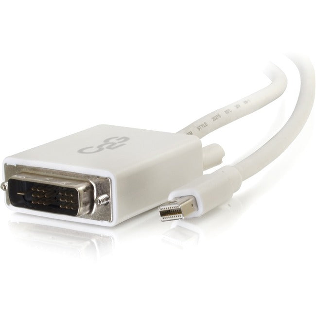 6Ft C2G Mini Displayport M To Dvi M Wht