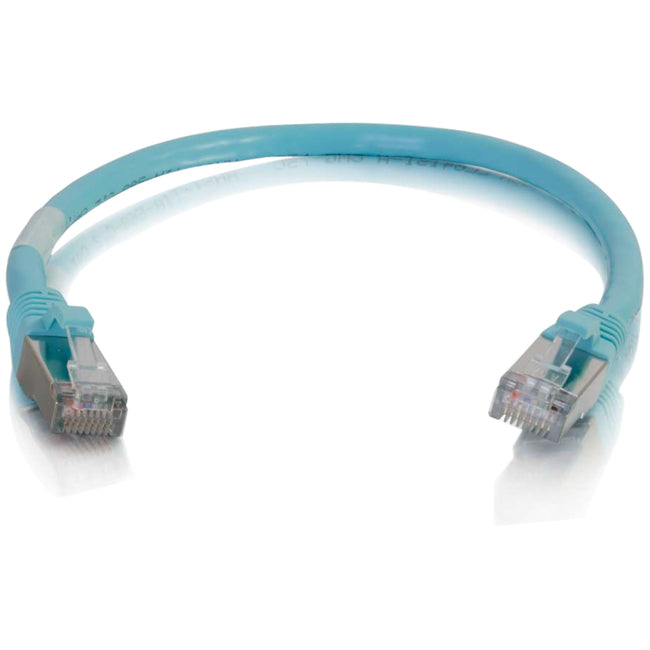 6In Cat6A Snagless Shielded (Stp) Network Patch Cable - Aqua