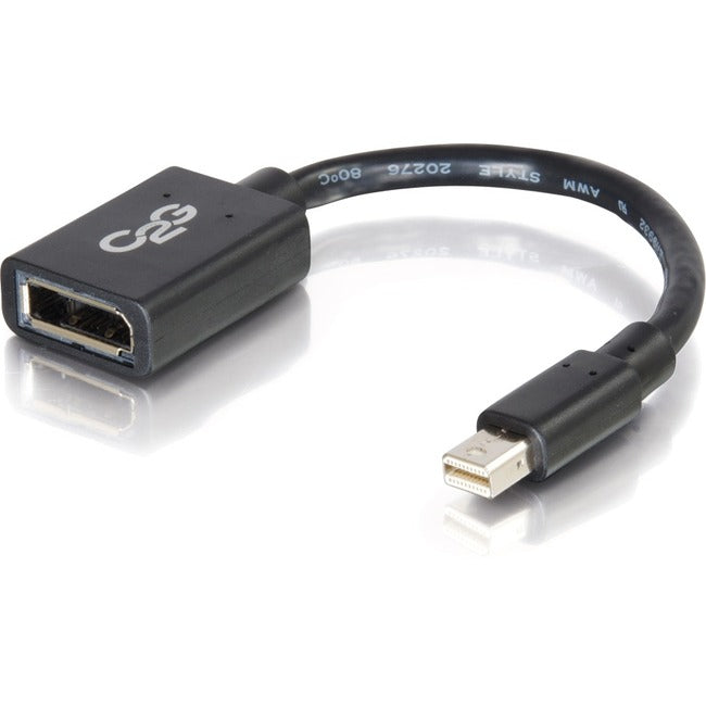 6In Mini Displayport&Trade; Male To Displayport&Trade; Female Adapter Converter