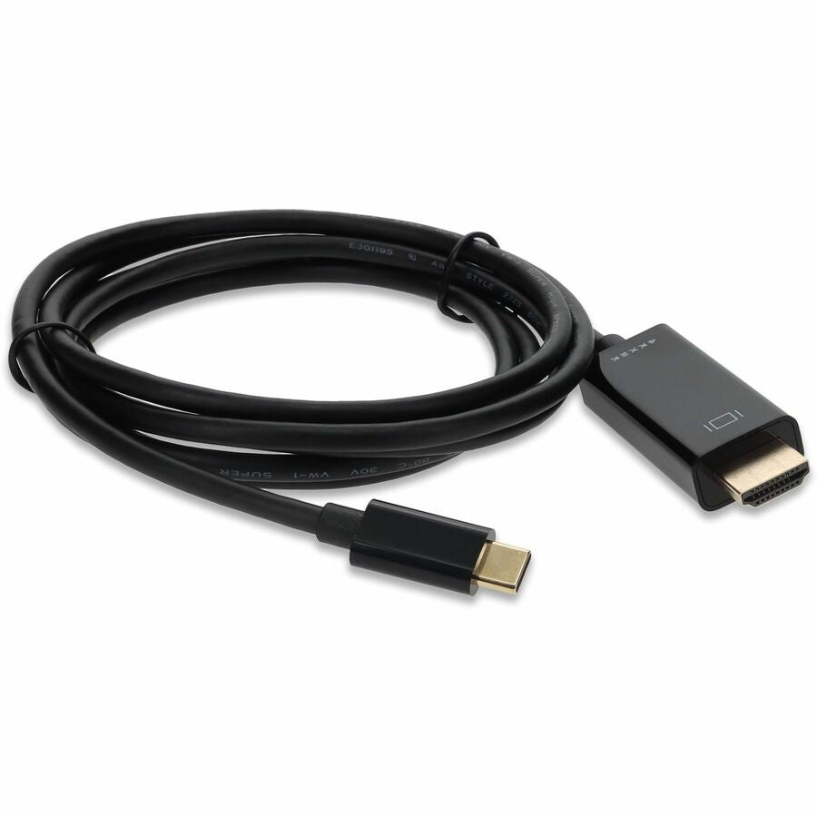6ft (2m) USB-C 3.1 Male to HDMI Male Adapter Cable, Up to 4K 30Hz, Black USBC2H4MM6F-AA