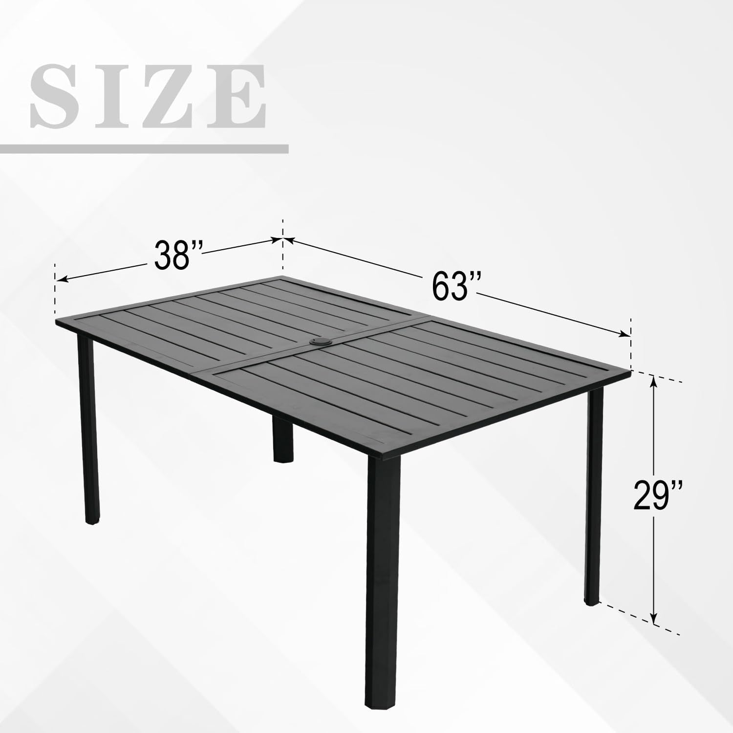 7 Piece Outdoor Dining Set with Wicker Chairs