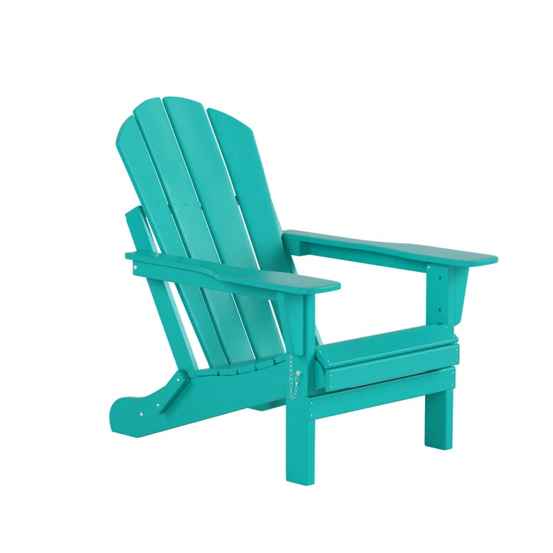 7 Piece Outdoor Patio Adirondack Conversation Set Resin