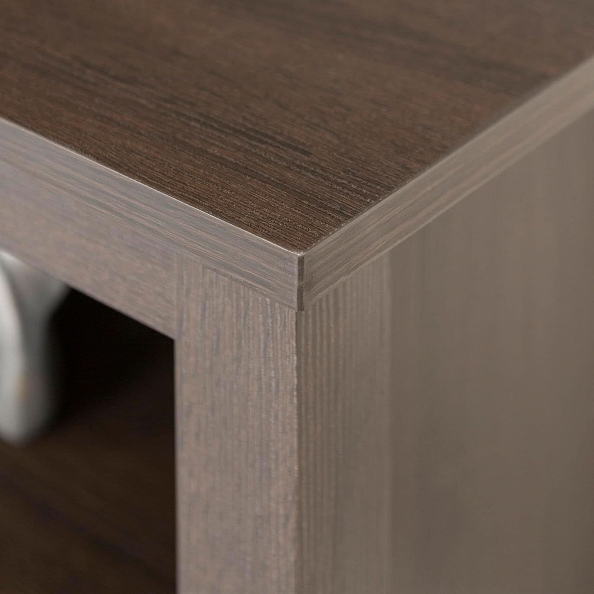 70 Inch TV Stand Espresso Finish With Adjustable Shelves