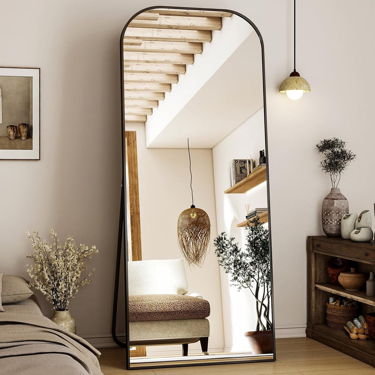 71x28 Full Length Mirror With Stand For Home Decor