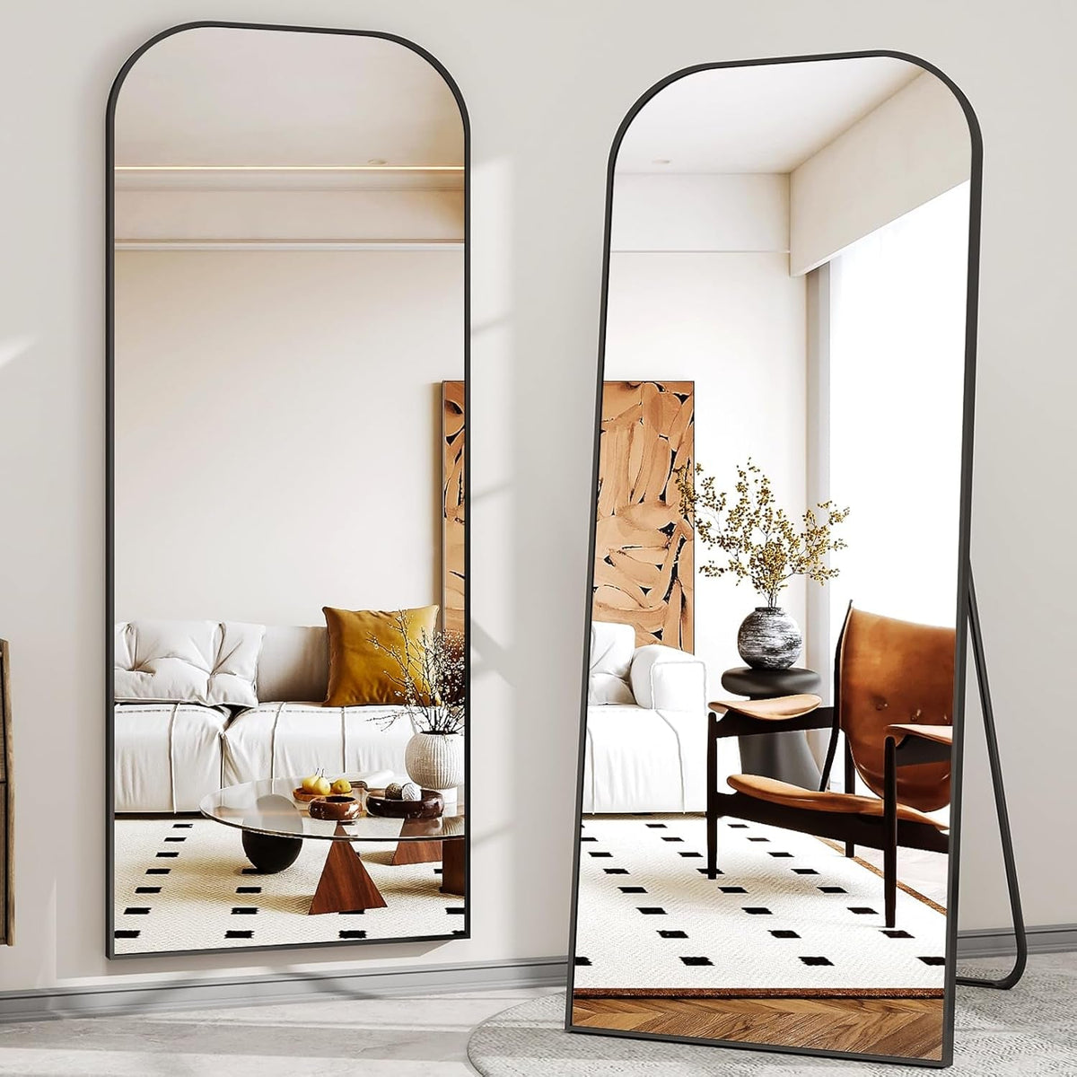 71x28 Full Length Mirror With Stand For Home Decor