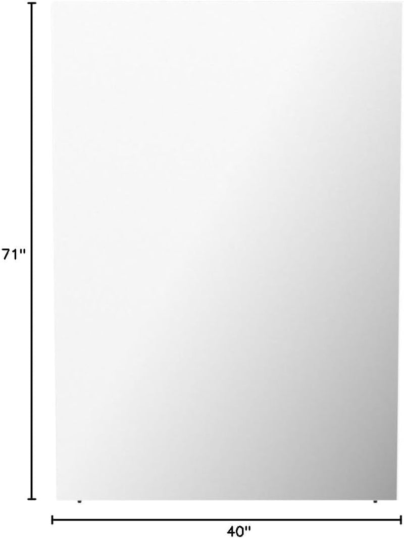 71x40 Inch Full Length Floor Mirror White Home Decor