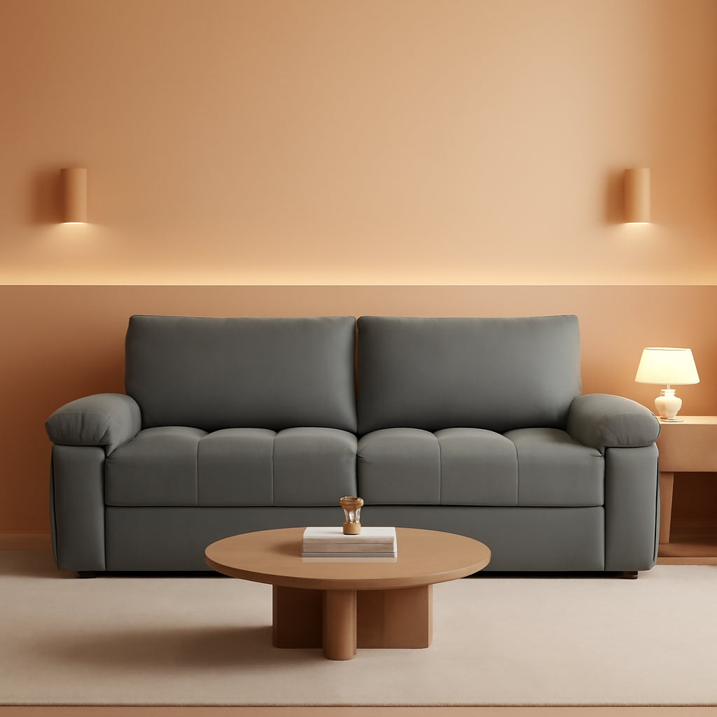 79 Inch Velvet Sofa With USB Ports For Living Room Decor