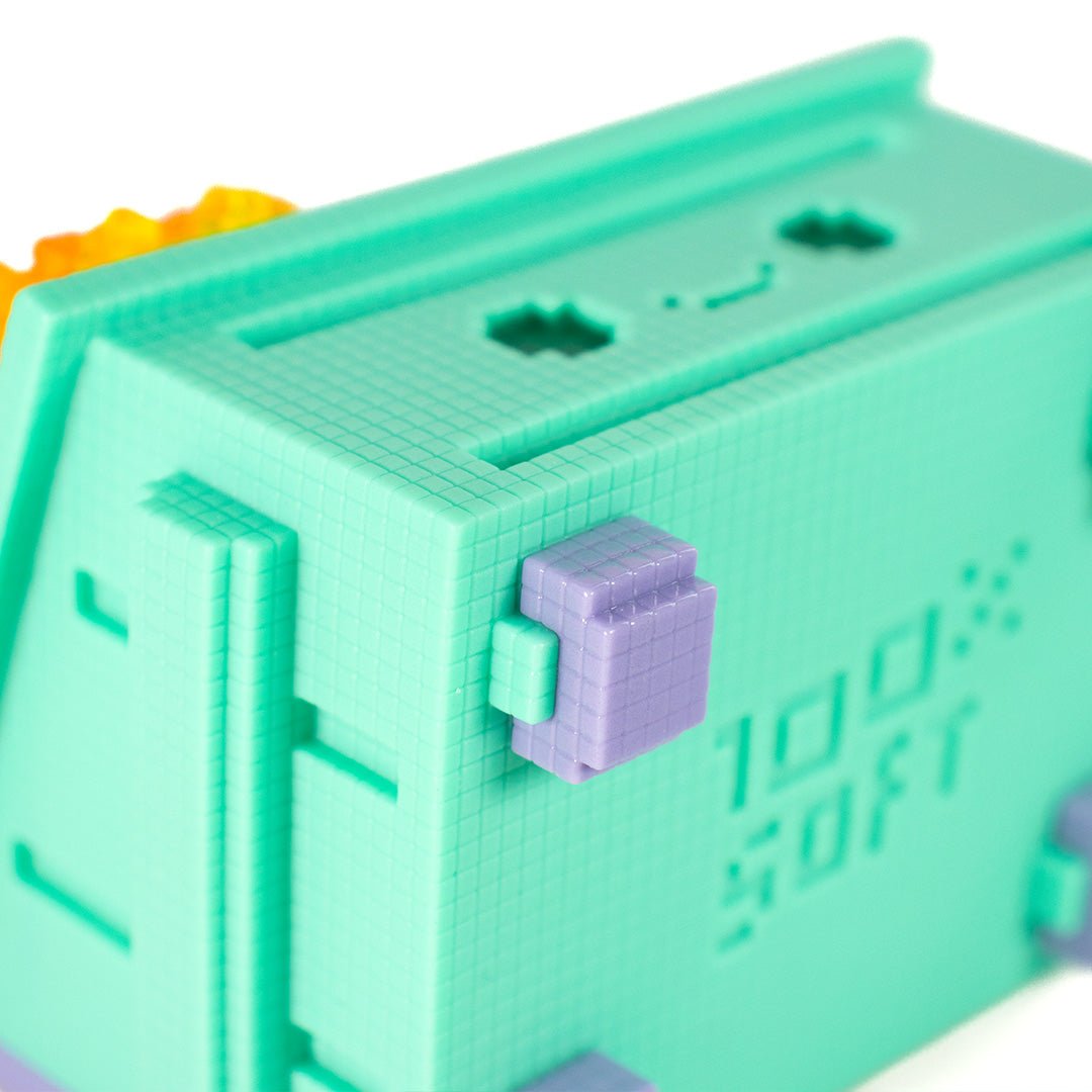 8-Bit Dumpster Fire Vinyl Figure