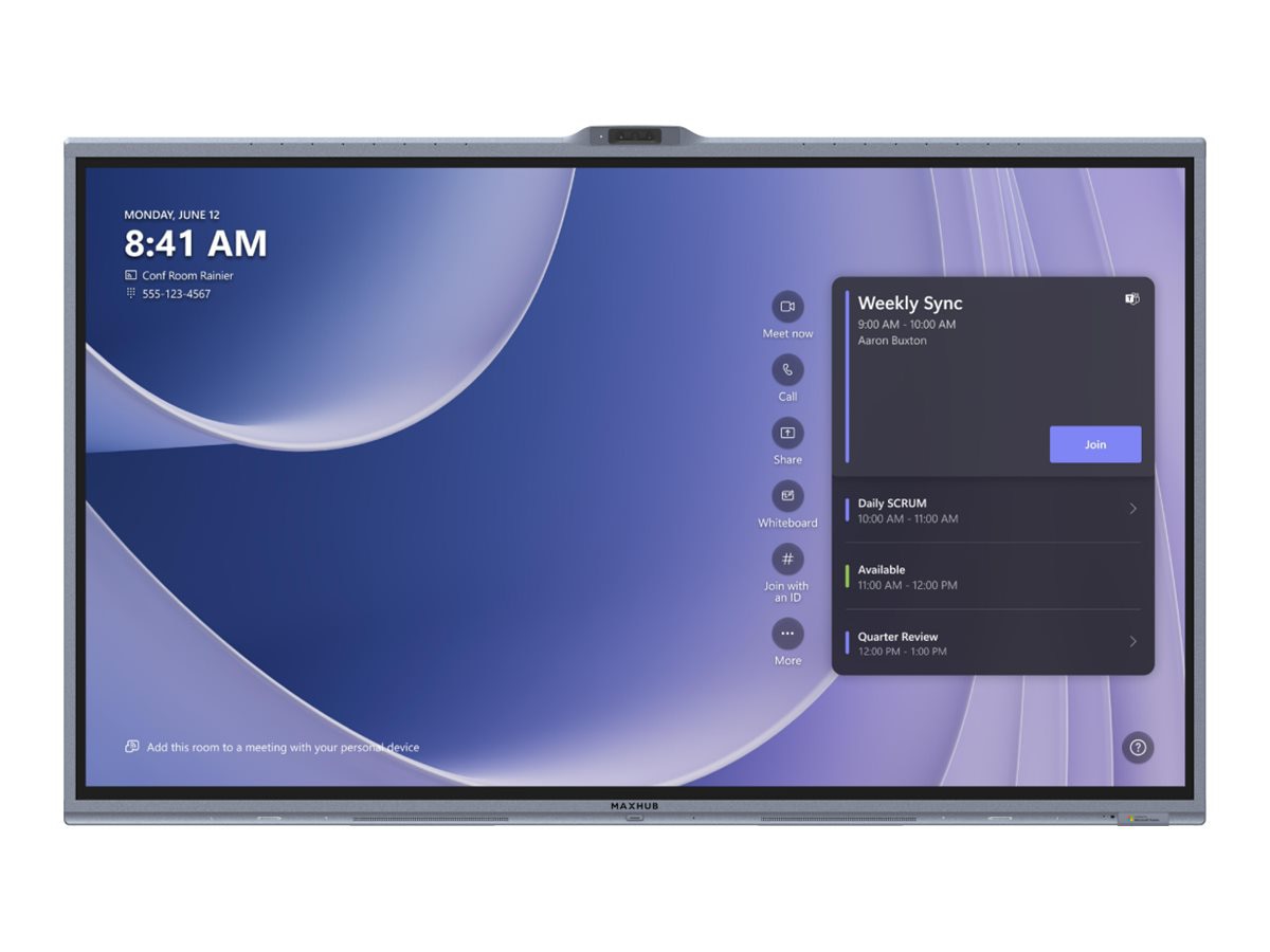 MAXHUB XBoard V7 V655T 65" 4K Smart Collaboration Display