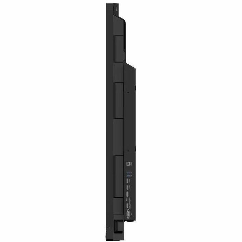 HDMI (3), DP, RGB (VGA), Audio, RS-232C, RJ45 (LAN), USB Typ